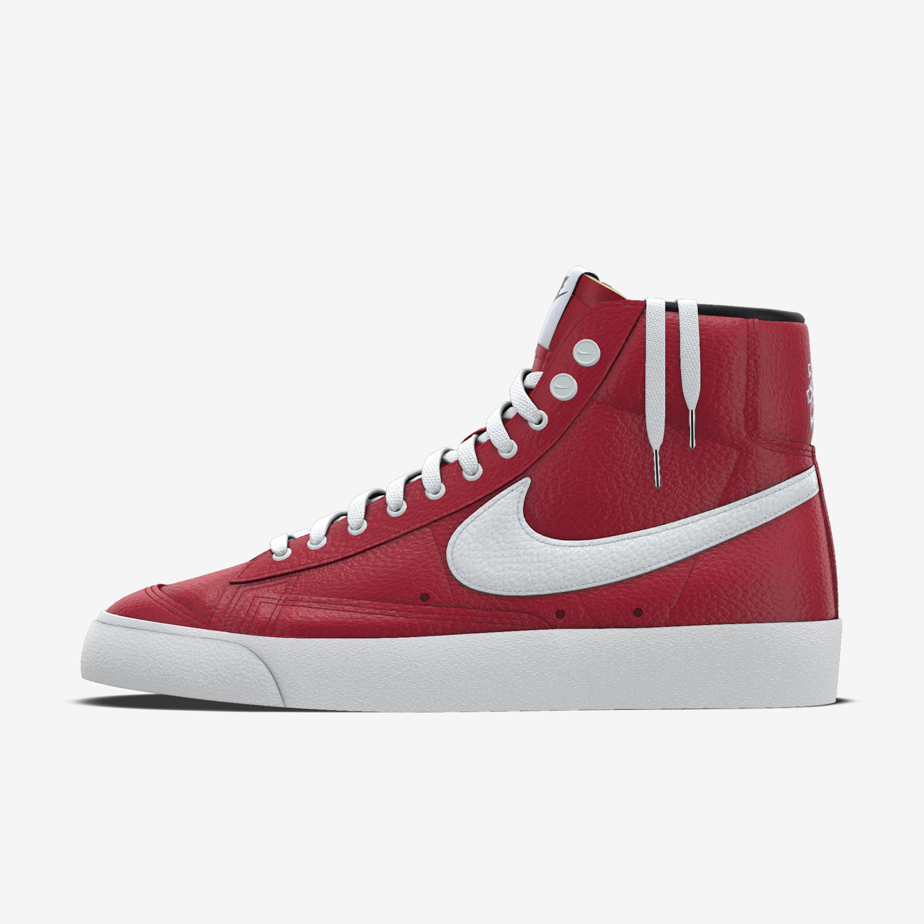 NIKE ブレーザーmid'77（23cm） ナイキ ブレーザー ミドルカット'77 ホワイトレザーシルバースウッシュ